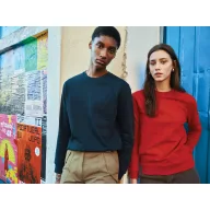   Bluza unisex, 2509E17263, iqoniq, 65.5x43.5x1 cm, Bumbac, Rosu, XXS