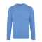 Bluza la baza gatului, Unisex, iqoniq, 2401E13543, Bumbac, Albastru heather, L