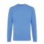 Bluza la baza gatului, Unisex, iqoniq, 2401E13543, Bumbac, Albastru heather, L