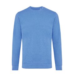  Bluza la baza gatului, Unisex, iqoniq, 2401E13548, Bumbac, Albastru heather, XXL