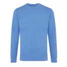 Bluza la baza gatului, Unisex, iqoniq, 2401E13548, Bumbac, Albastru heather, XXL