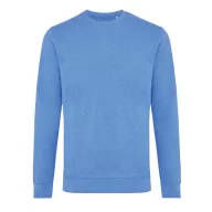   Bluza la baza gatului, Unisex, iqoniq, 2401E13548, Bumbac, Albastru heather, XXL