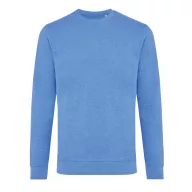   Bluza unisex, 2509E17067, iqoniq, 65.5x43.5x1 cm, Bumbac, Albastru heather, XXS