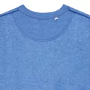 Bluza unisex, 2509E17067, iqoniq, 65.5x43.5x1 cm, Bumbac, Albastru heather, XXS