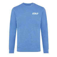   Bluza unisex, 2509E17067, iqoniq, 65.5x43.5x1 cm, Bumbac, Albastru heather, XXS