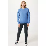   Bluza unisex, 2509E17067, iqoniq, 65.5x43.5x1 cm, Bumbac, Albastru heather, XXS