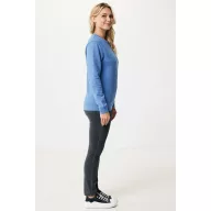   Bluza unisex, 2509E17067, iqoniq, 65.5x43.5x1 cm, Bumbac, Albastru heather, XXS
