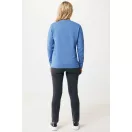 Bluza unisex, 2509E17067, iqoniq, 65.5x43.5x1 cm, Bumbac, Albastru heather, XXS