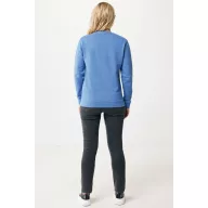   Bluza unisex, 2509E17067, iqoniq, 65.5x43.5x1 cm, Bumbac, Albastru heather, XXS