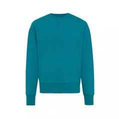   Bluza Barbati, 42FEB233191, Iqoniq Kruger, Bumbac, Unisex, Albastru Verdigris, L