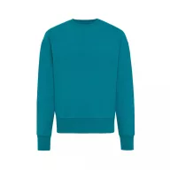   Bluza la baza gatului, 42FEB233196, Iqoniq Kruger, Bumbac, Unisex, Albastru Verdigris, XXL