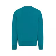   Bluza la baza gatului, 42FEB233196, Iqoniq Kruger, Bumbac, Unisex, Albastru Verdigris, XXL