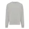 Bluza cu maneca lunga, la baza gatului, Casual, Unisex, iqoniq, 2410E21384, Bumbac, Gri, L