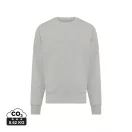Bluza cu maneca lunga, la baza gatului, Casual, Unisex, iqoniq, 2410E21384, Bumbac, Gri, L