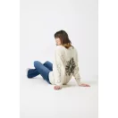 Bluza Unisex, 2502E10708, iqoniq, Bumbac, Crem natur, S