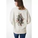 Bluza Unisex, 2502E10708, iqoniq, Bumbac, Crem natur, S