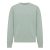 Bluza cu maneca lunga, la baza gatului, Casual, Unisex, iqoniq, 2410E21396, Bumbac, Verde ice, XS