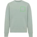 Bluza unisex, 2509E17128, iqoniq, 79.5x73x1 cm, Bumbac, Verde ice, 3XL