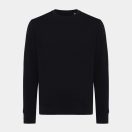 Bluza cu maneca lunga, la baza gatului, Casual, Unisex, iqoniq, 2410E21312, Bumbac, Negru, XXS