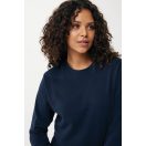 Bluza la baza gatului, Unisex, iqoniq, 2401E13559, Bumbac, Albastru navy, 4XL