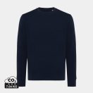 Bluza la baza gatului, Unisex, iqoniq, 2401E13560, Bumbac, Albastru navy, 5XL