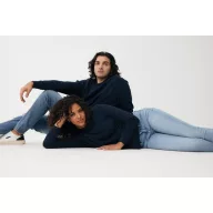   Bluza la baza gatului, Unisex, iqoniq, 2401E13562, Bumbac, Albastru navy, M