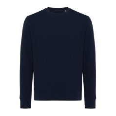   Bluza la baza gatului, Unisex, iqoniq, 2401E13566, Bumbac, Albastru navy, XXL