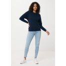 Bluza la baza gatului, Unisex, iqoniq, 2401E13566, Bumbac, Albastru navy, XXL