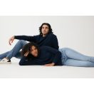 Bluza cu maneca lunga, la baza gatului, Casual, Unisex, iqoniq, 2410E21373, Bumbac, Albastru navy, XXS