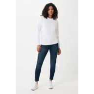   Bluza la baza gatului, Unisex, iqoniq, 2401E13570, Bumbac, Alb, L
