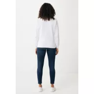   Bluza la baza gatului, Unisex, iqoniq, 2401E13571, Bumbac, Alb, M