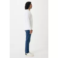   Bluza la baza gatului, Unisex, iqoniq, 2401E13572, Bumbac, Alb, S