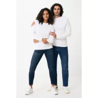   Bluza la baza gatului, Unisex, iqoniq, 2401E13576, Bumbac, Alb, 3XL