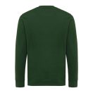 Bluza la baza gatului, Unisex, iqoniq, 2401E13580, Bumbac, Verde forest, XL