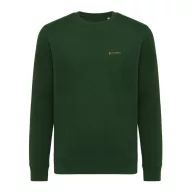   Bluza la baza gatului, Unisex, iqoniq, 2401E13580, Bumbac, Verde forest, XL