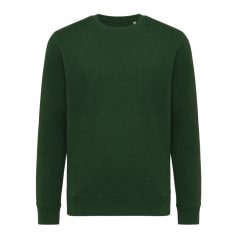   Bluza la baza gatului, Unisex, iqoniq, 2401E13581, Bumbac, Verde forest, XS