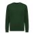 Bluza cu maneca lunga, la baza gatului, Casual, Unisex, iqoniq, 2410E21345, Bumbac, Verde forest, XXS