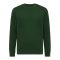 Bluza la baza gatului, Unisex, iqoniq, 2401E13583, Bumbac, Verde forest, 3XL