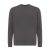 Bluza cu maneca lunga, la baza gatului, Casual, Unisex, iqoniq, 2410E21311, Bumbac, Gri anthracite, XXS