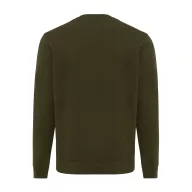   Bluza cu maneca lunga, la baza gatului, Casual, Unisex, iqoniq, 2410E21369, Bumbac, Kaki, XXS