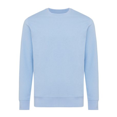 Bluza la baza gatului, Unisex, iqoniq, 2401E13595, Bumbac, Albastru sky, S