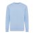 Bluza la baza gatului, Unisex, iqoniq, 2401E13595, Bumbac, Albastru sky, S
