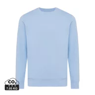   Bluza la baza gatului, Unisex, iqoniq, 2401E13599, Bumbac, Albastru sky, 3XL