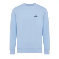  Bluza la baza gatului, Unisex, iqoniq, 2401E13599, Bumbac, Albastru sky, 3XL