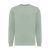 Bluza cu maneca lunga, la baza gatului, Casual, Unisex, iqoniq, 2410E21353, Bumbac, Verde ice, XXS