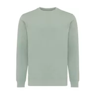   Bluza cu maneca lunga, la baza gatului, Casual, Unisex, iqoniq, 2410E21353, Bumbac, Verde ice, XXS