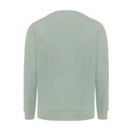   Bluza cu maneca lunga, la baza gatului, Casual, Unisex, iqoniq, 2410E21353, Bumbac, Verde ice, XXS