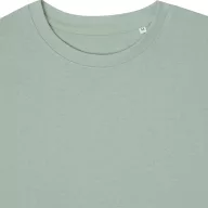   Bluza cu maneca lunga, la baza gatului, Casual, Unisex, iqoniq, 2410E21353, Bumbac, Verde ice, XXS