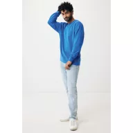   Bluza Unisex, 2502E10687, iqoniq, Bumbac, Albastru royal, XXL