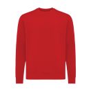 Bluza cu maneca lunga, la baza gatului, Casual, Unisex, iqoniq, 2410E21379, Bumbac, Rosu, XS